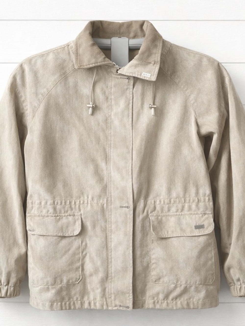 Sequence Beige Suede-Look Jacket - S